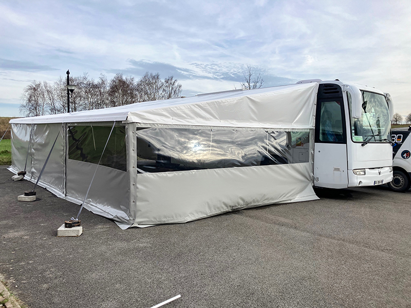 baches auvent pour bus abbeville